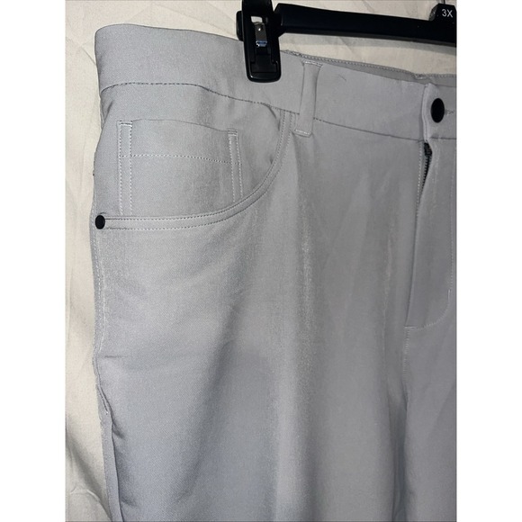 Panama Jack Pants Mens 40x30 Flat Golf Tech‎ Performance Stretch Chino Khaki New - Picture 2 of 7